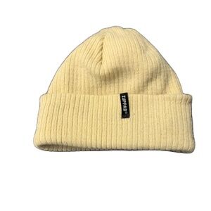 Zuppad Kids Cream Ribbed Beanie Hat